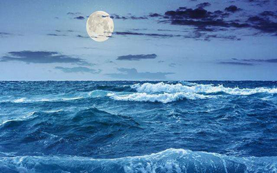 既然月球能引起地球海洋潮汐,说明宇宙中不只有引力,还有推压力,平衡